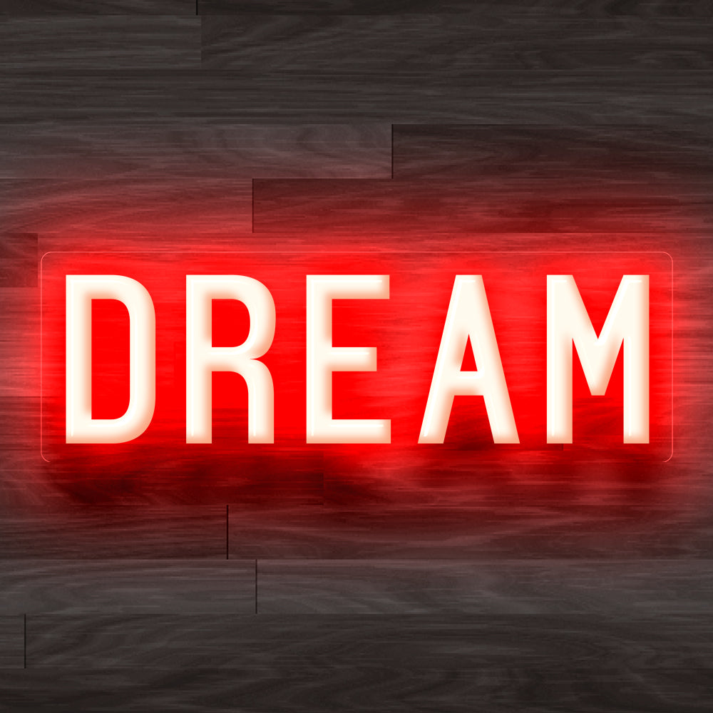 8X0011 Dream Room Man Cave Living Home Decor Display Flexible illuminated Neon Sign
