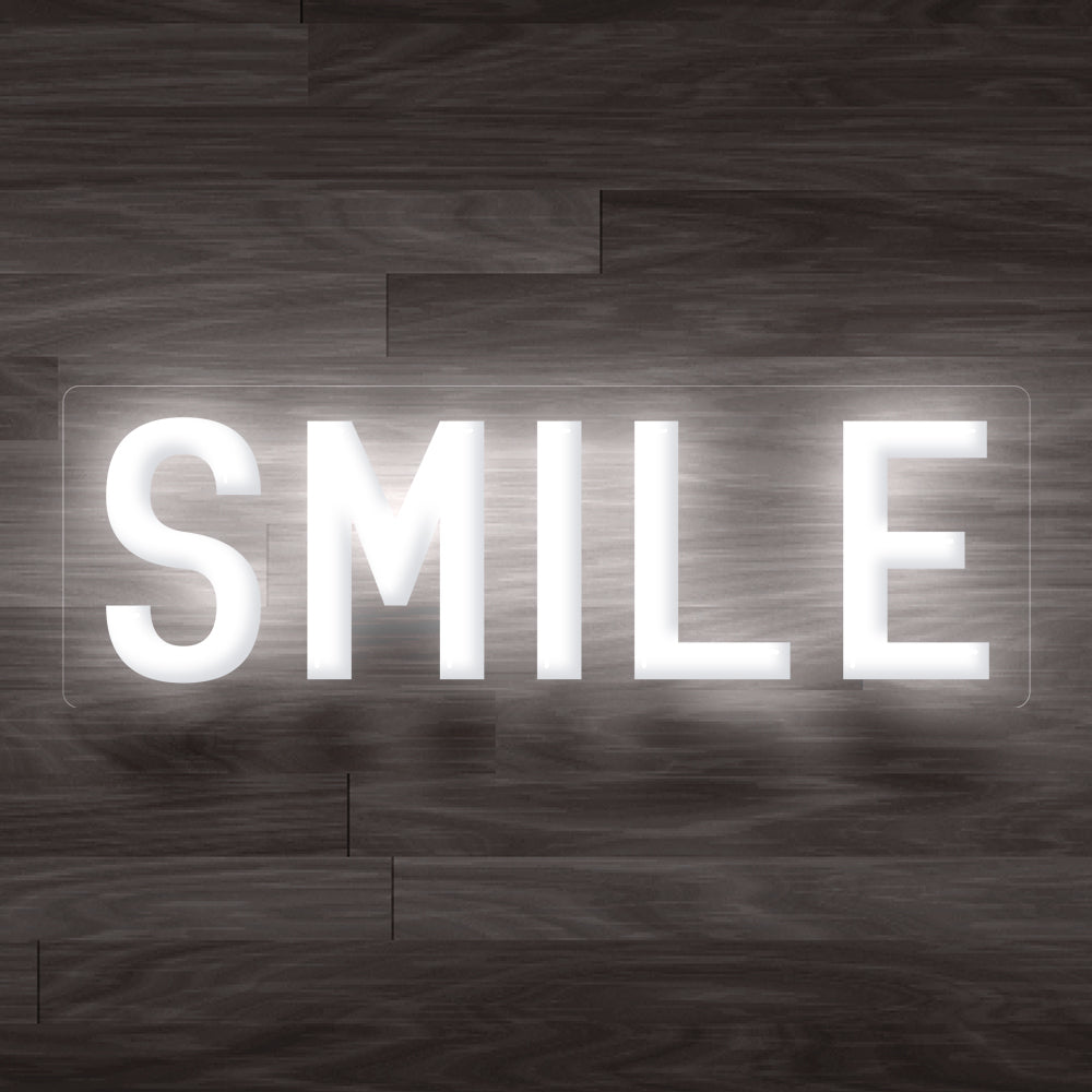 8X0016 Smile Bed Room Shop Home Decor Display Flexible illuminated Neon Sign