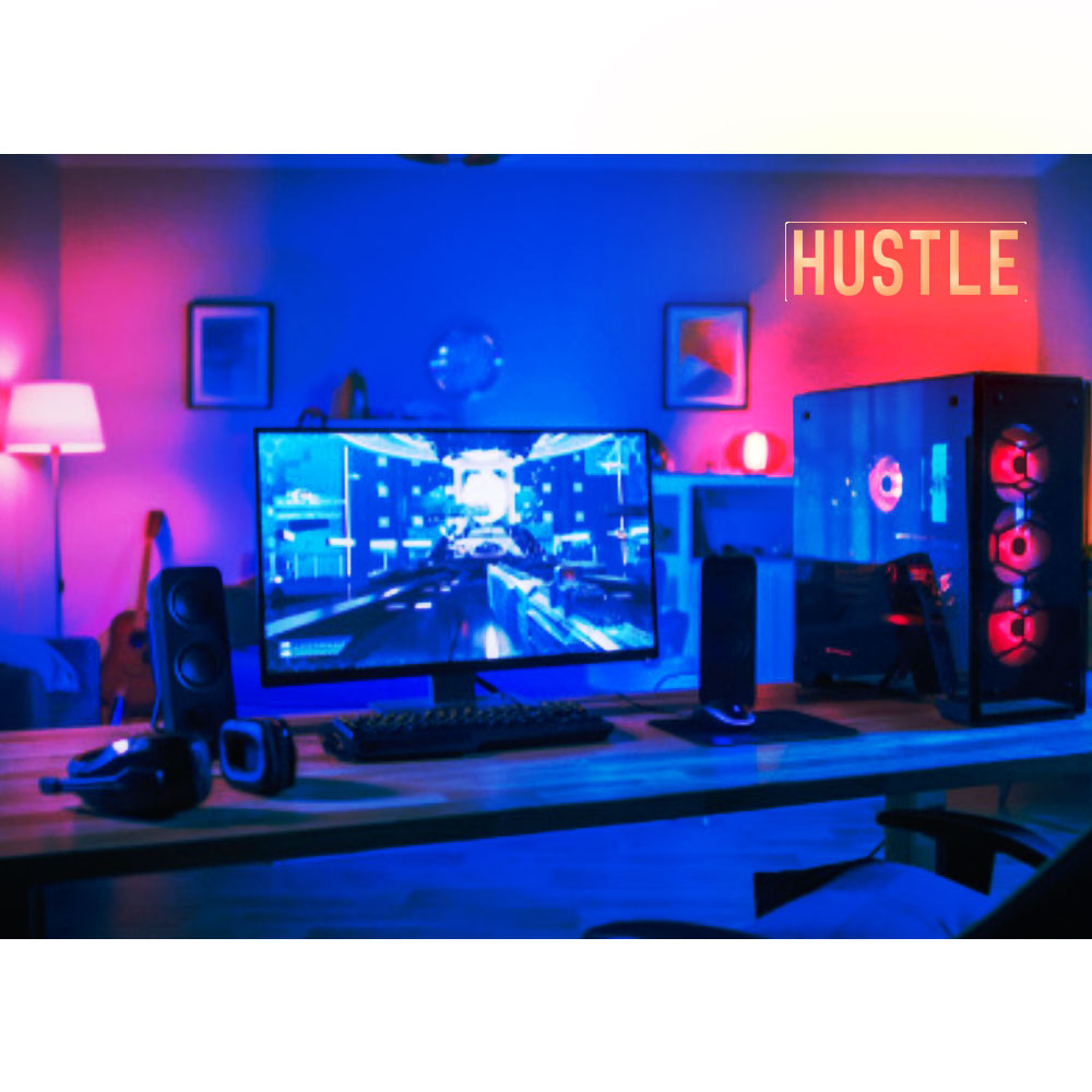 8X0017 Hustle Living Bed Room Man Cave Home Decor Display Flexible illuminated Neon Sign