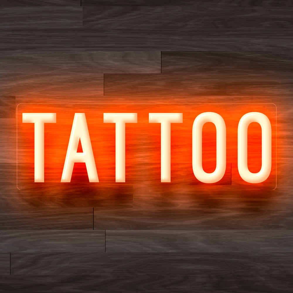 8X0018 Tattoo Salon Shop Decor Display Flexible illuminated Neon Sign