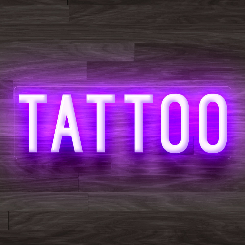 8X0018 Tattoo Salon Shop Decor Display Flexible illuminated Neon Sign