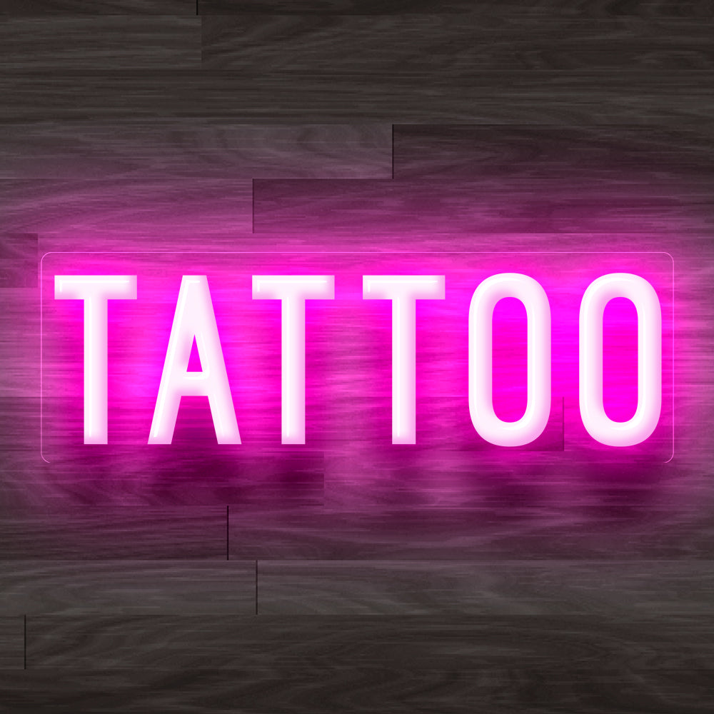 8X0018 Tattoo Salon Shop Decor Display Flexible illuminated Neon Sign