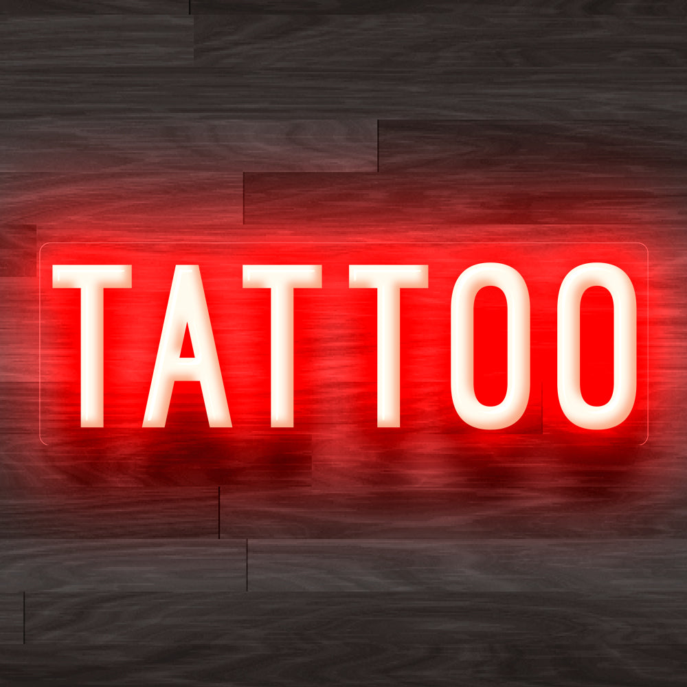 8X0018 Tattoo Salon Shop Decor Display Flexible illuminated Neon Sign