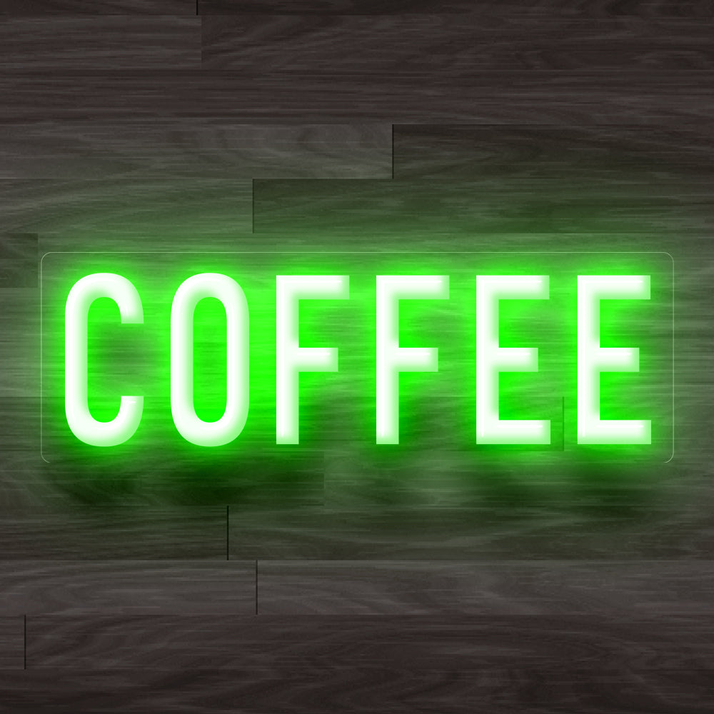 8X0019 Coffee Cafe Shop Open Home Decor Display Flexible illuminated Neon Sign