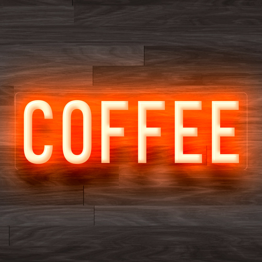 8X0019 Coffee Cafe Shop Open Home Decor Display Flexible illuminated Neon Sign