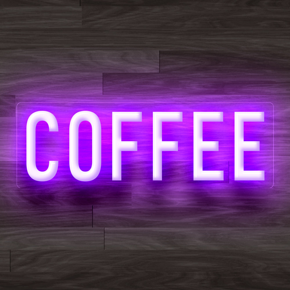 8X0019 Coffee Cafe Shop Open Home Decor Display Flexible illuminated Neon Sign