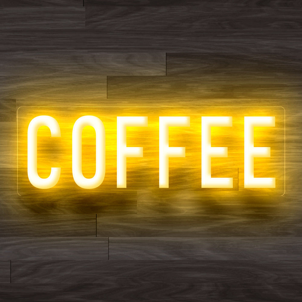 8X0019 Coffee Cafe Shop Open Home Decor Display Flexible illuminated Neon Sign