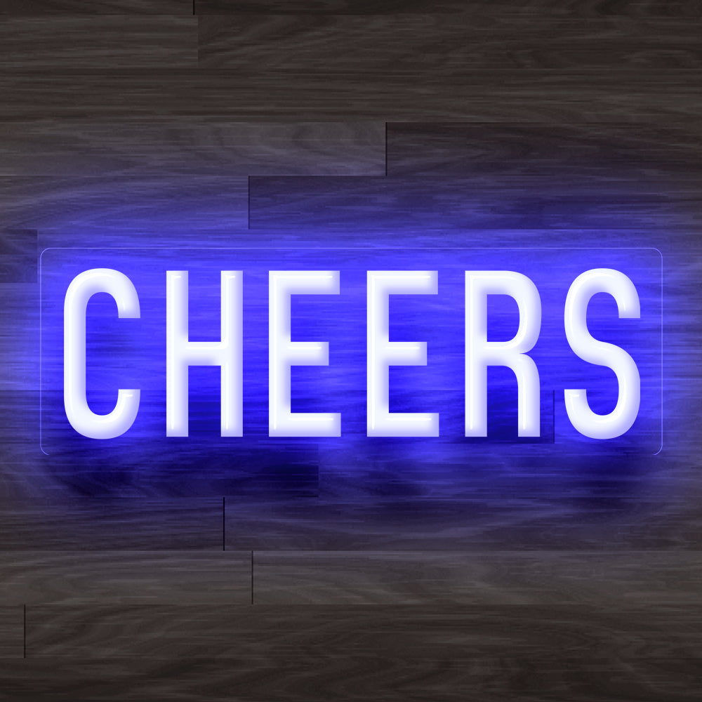 8X0020 Cheers Living Room Man Cave Home Decor Display Flexible illuminated Neon Sign