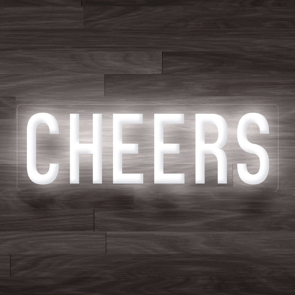 8X0020 Cheers Living Room Man Cave Home Decor Display Flexible illuminated Neon Sign