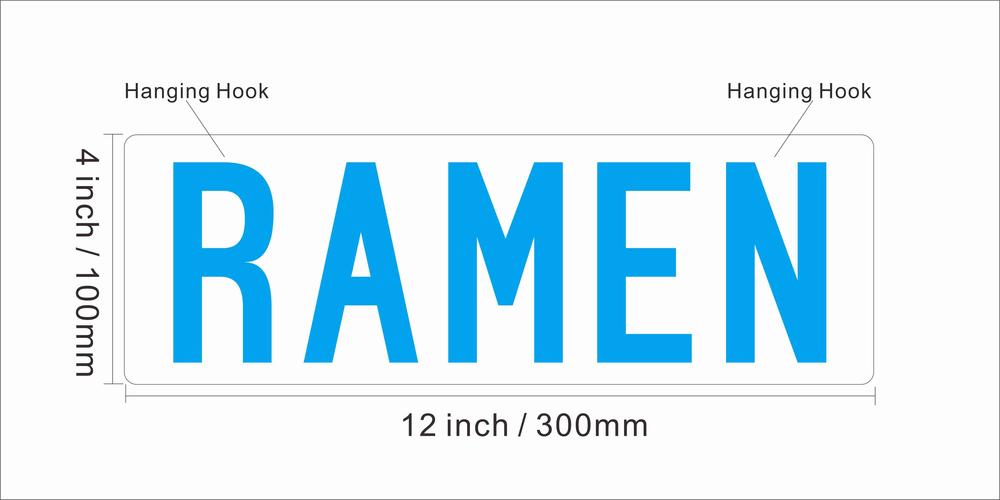 8X0021 Ramen Japanese Restaurant Decor Display Flexible illuminated Custom Neon Sign