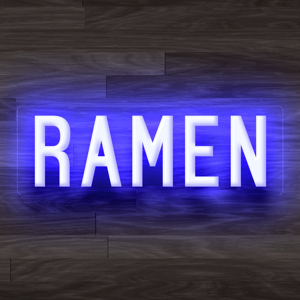 8X0021 Ramen Japanese Restaurant Decor Display Flexible illuminated Custom Neon Sign