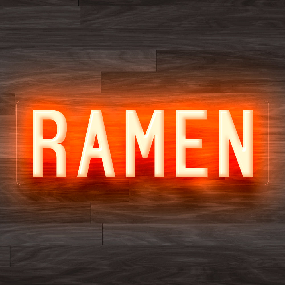 8X0021 Ramen Japanese Restaurant Decor Display Flexible illuminated Custom Neon Sign