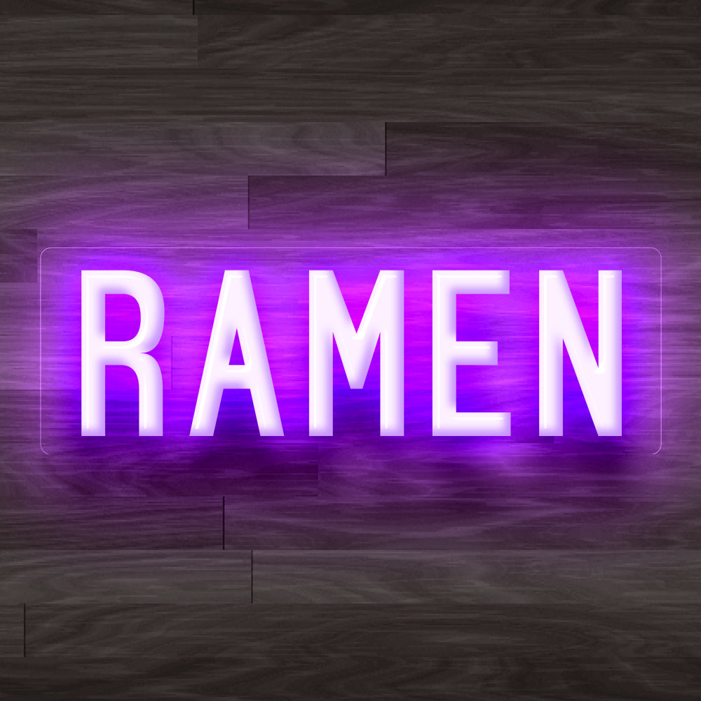8X0021 Ramen Japanese Restaurant Decor Display Flexible illuminated Custom Neon Sign