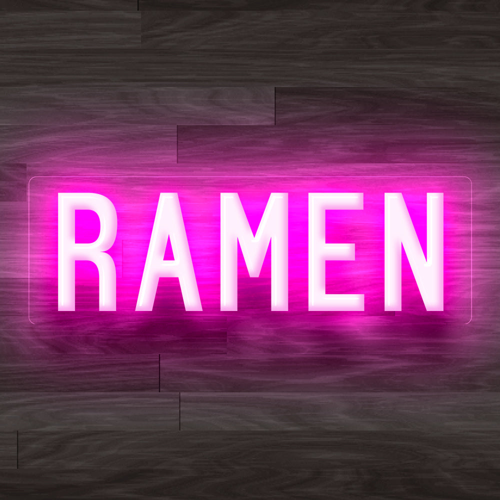 8X0021 Ramen Japanese Restaurant Decor Display Flexible illuminated Custom Neon Sign