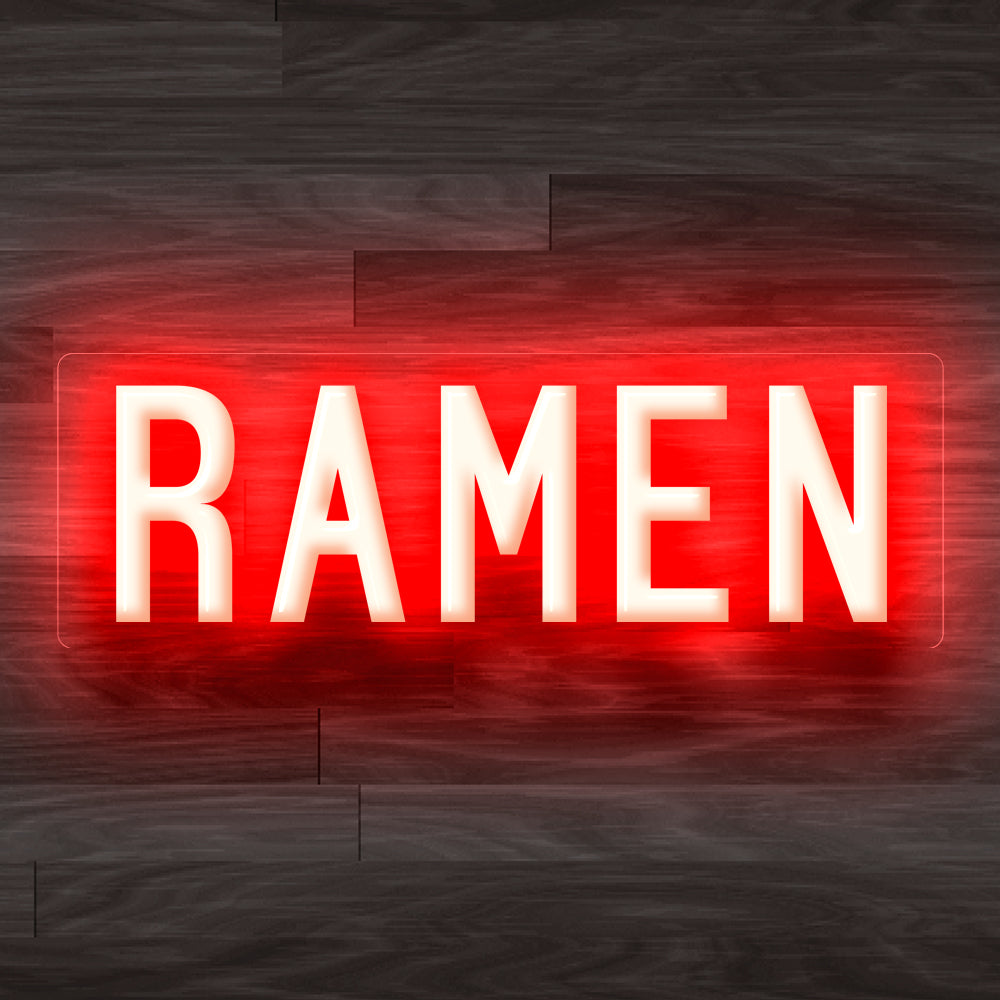 8X0021 Ramen Japanese Restaurant Decor Display Flexible illuminated Custom Neon Sign