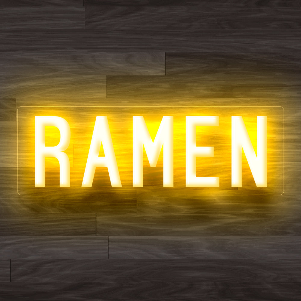 8X0021 Ramen Japanese Restaurant Decor Display Flexible illuminated Custom Neon Sign