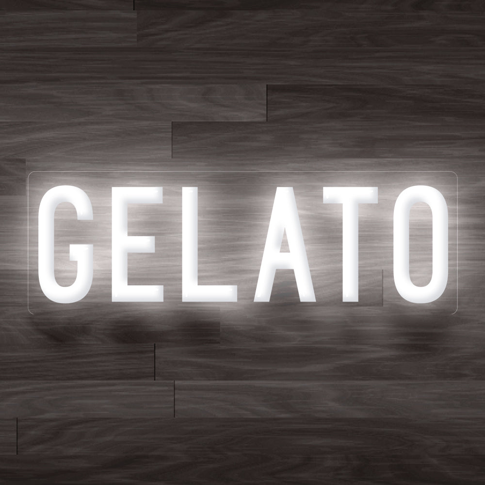 8X0022 Gelato Ice Cream Shop Cafe Decor Display Flexible illuminated Custom Neon Sign