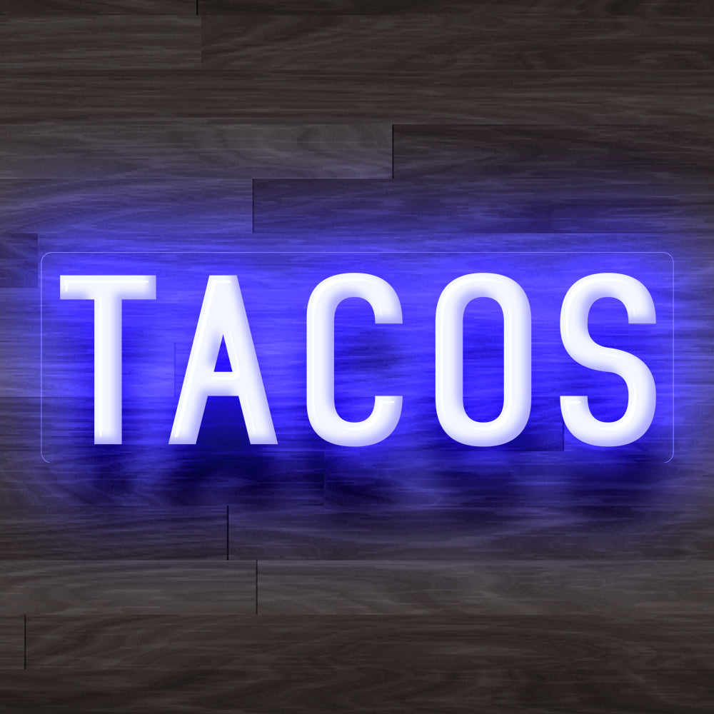 8X0023 Mexican Tacos Shop Cafe Food Decor Display Flexible illuminated Custom Neon Sign