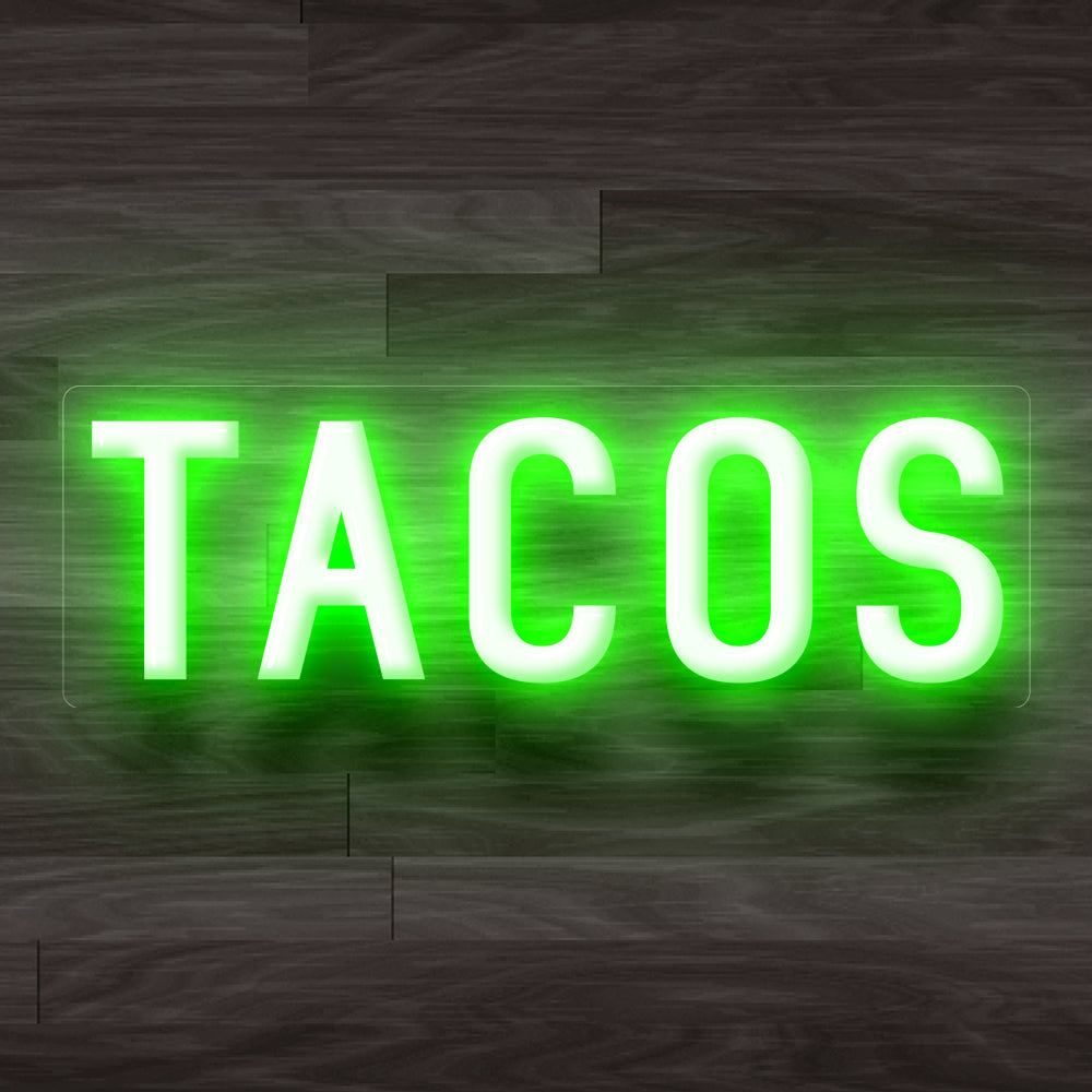 8X0023 Mexican Tacos Shop Cafe Food Decor Display Flexible illuminated Custom Neon Sign