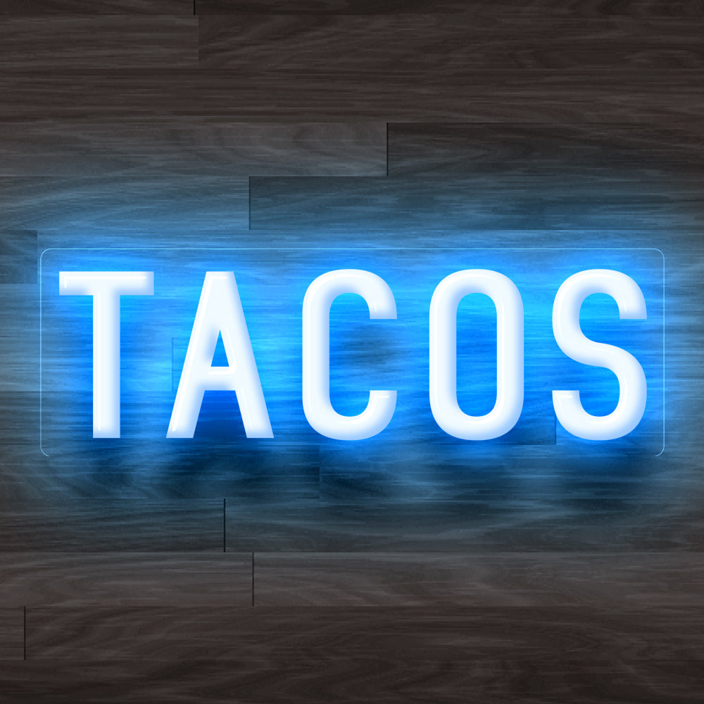 8X0023 Mexican Tacos Shop Cafe Food Decor Display Flexible illuminated Custom Neon Sign