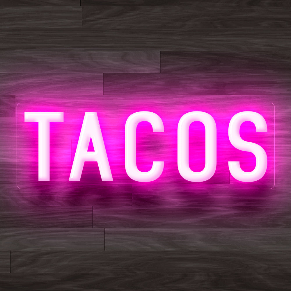 8X0023 Mexican Tacos Shop Cafe Food Decor Display Flexible illuminated Custom Neon Sign