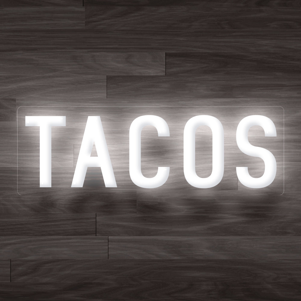 8X0023 Mexican Tacos Shop Cafe Food Decor Display Flexible illuminated Custom Neon Sign