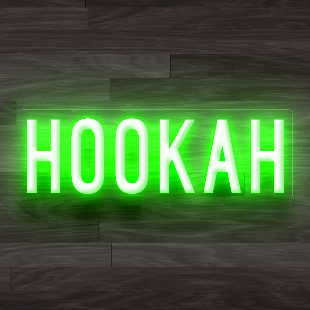 8X0026 Hookah Bar Lounge Decor Display Flexible illuminated Custom Neon Sign