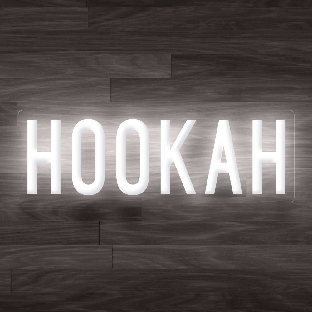 8X0026 Hookah Bar Lounge Decor Display Flexible illuminated Custom Neon Sign