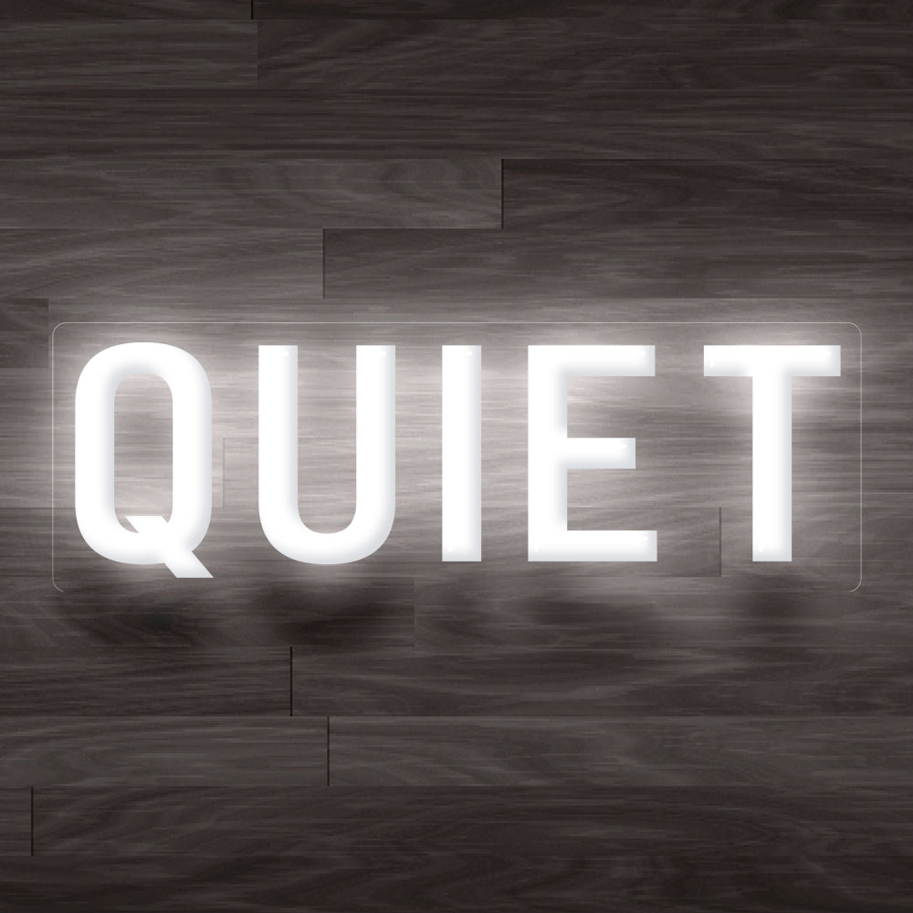 8X0030 Quiet Please Office Decor Display Flexible illuminated Custom Neon Sign