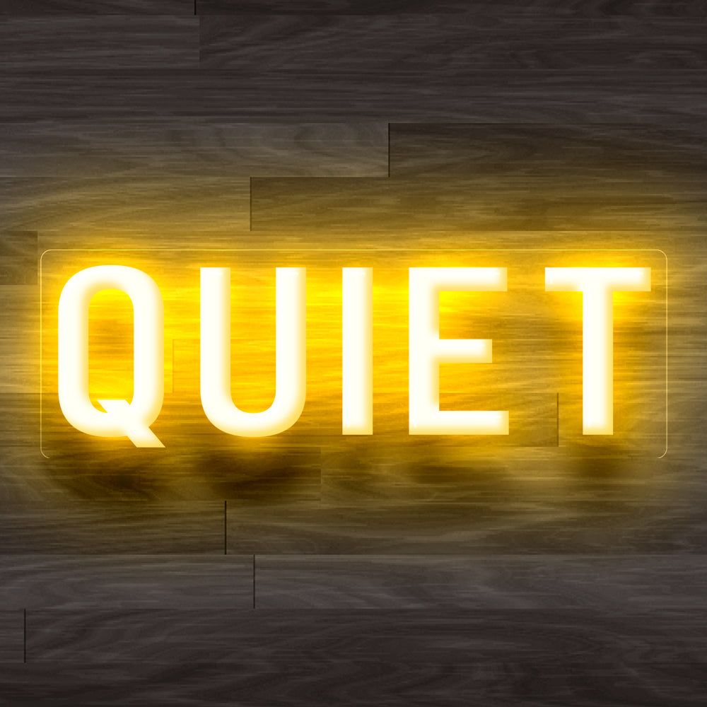 8X0030 Quiet Please Office Decor Display Flexible illuminated Custom Neon Sign
