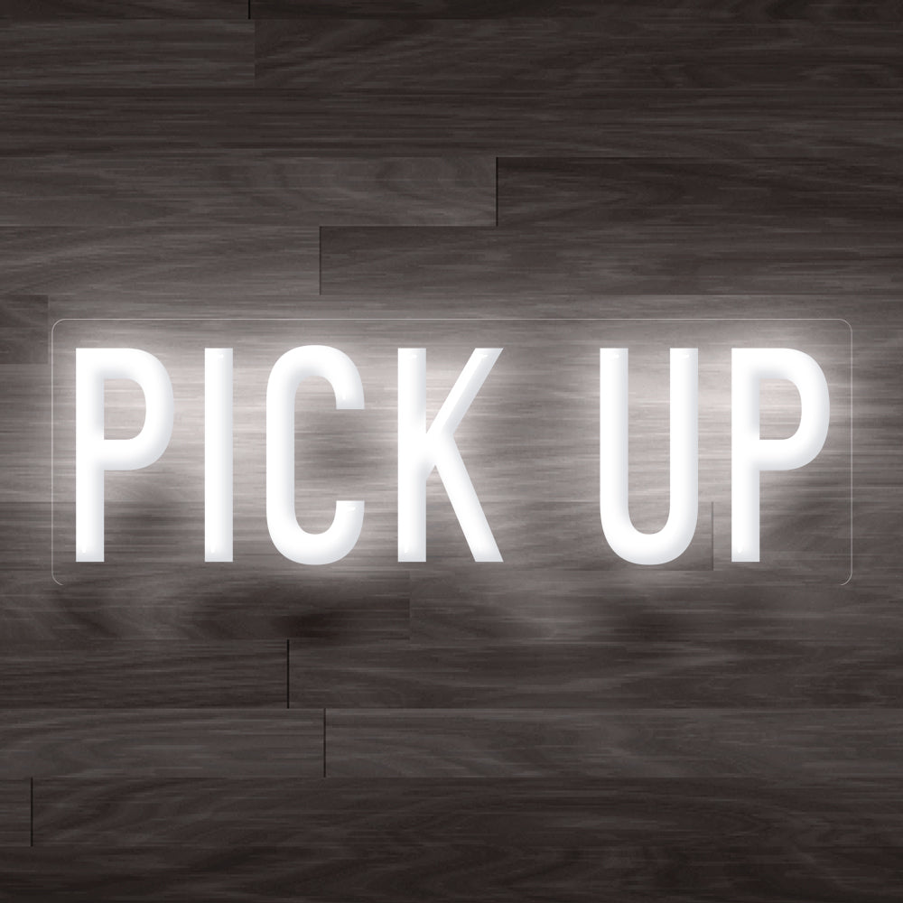 8X0035 Pick Up Here Shop Store Office Decor Display Flexible illuminated Custom Neon Sign