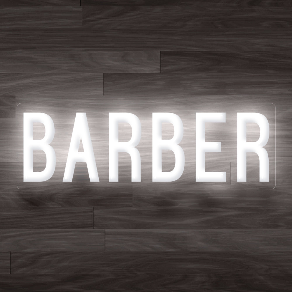 8X0038 Barber Salon Shop Beauty Hair Cut Decor Display Flexible illuminated Custom Neon Sign