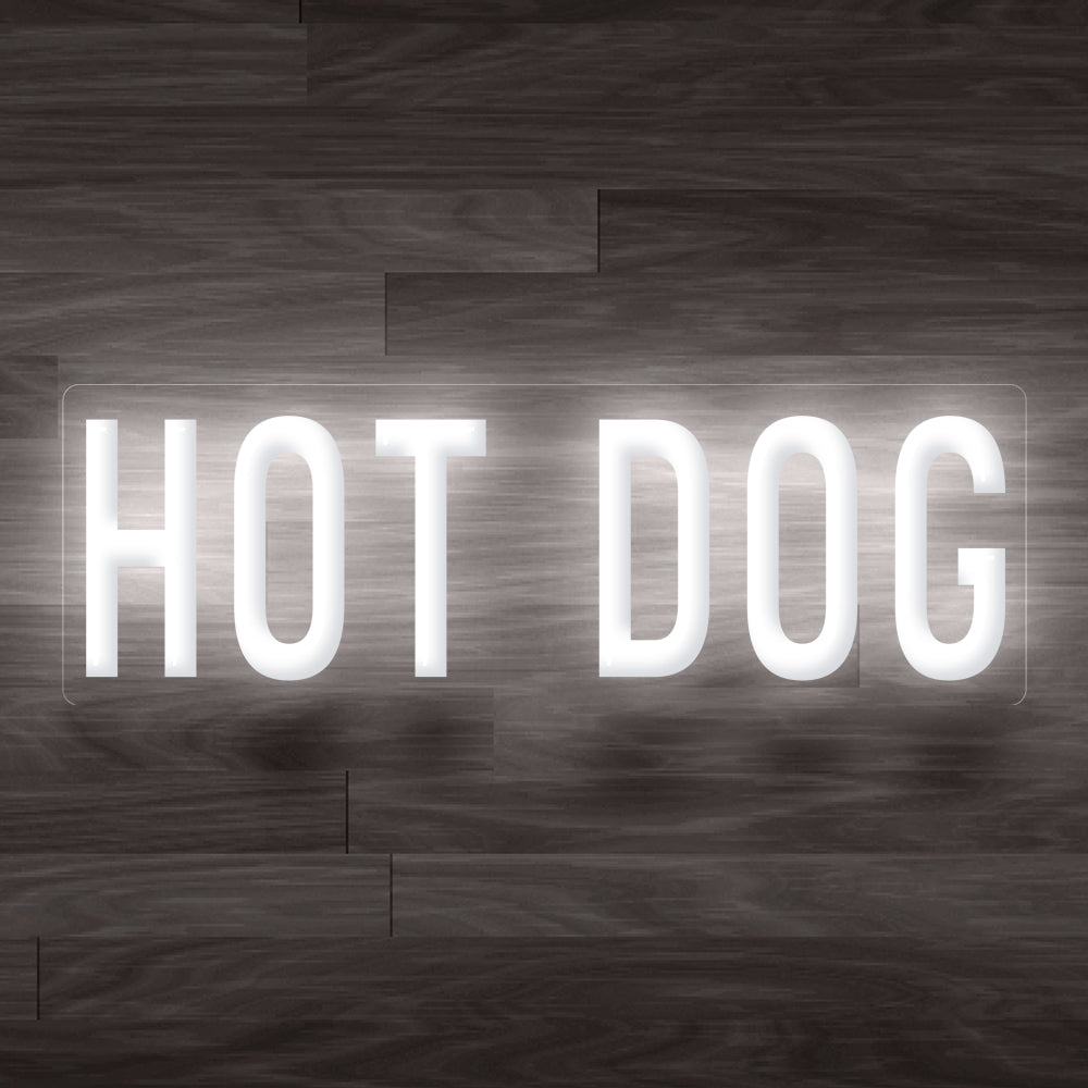 8X0045 Hot Dog Shop Cafe Fast Food Decor Display Flexible illuminated Custom Neon Sign