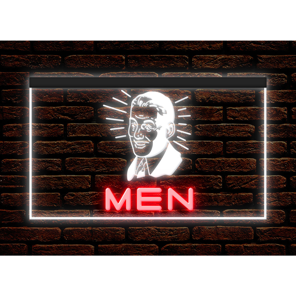 DC120105 Gentle Men Fitting Room Toilets Restroom Home Decor Display illuminated Night Light Neon Sign Dual Color