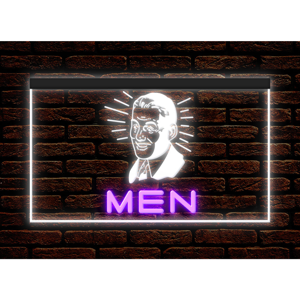 DC120105 Gentle Men Fitting Room Toilets Restroom Home Decor Display illuminated Night Light Neon Sign Dual Color