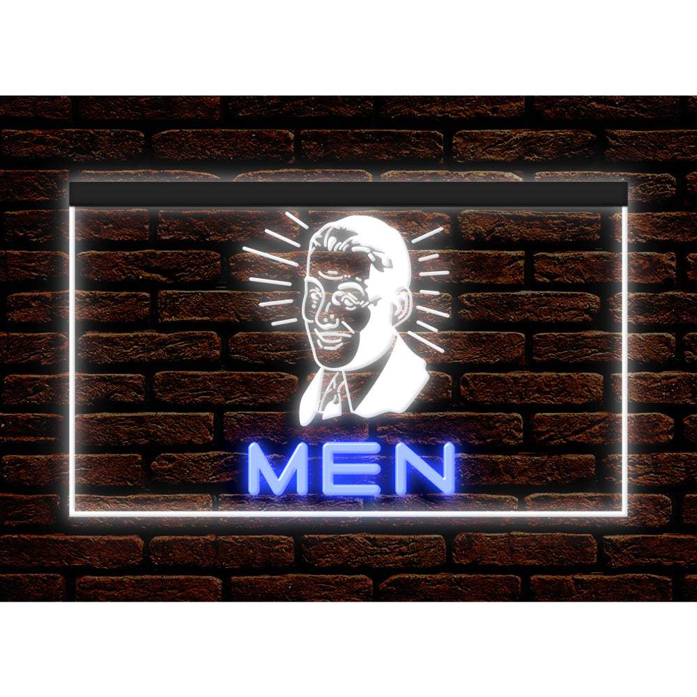 DC120105 Gentle Men Fitting Room Toilets Restroom Home Decor Display illuminated Night Light Neon Sign Dual Color