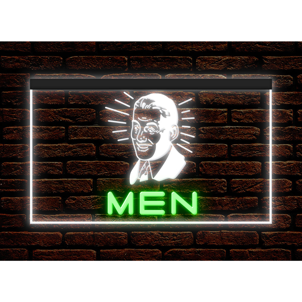 DC120105 Gentle Men Fitting Room Toilets Restroom Home Decor Display illuminated Night Light Neon Sign Dual Color