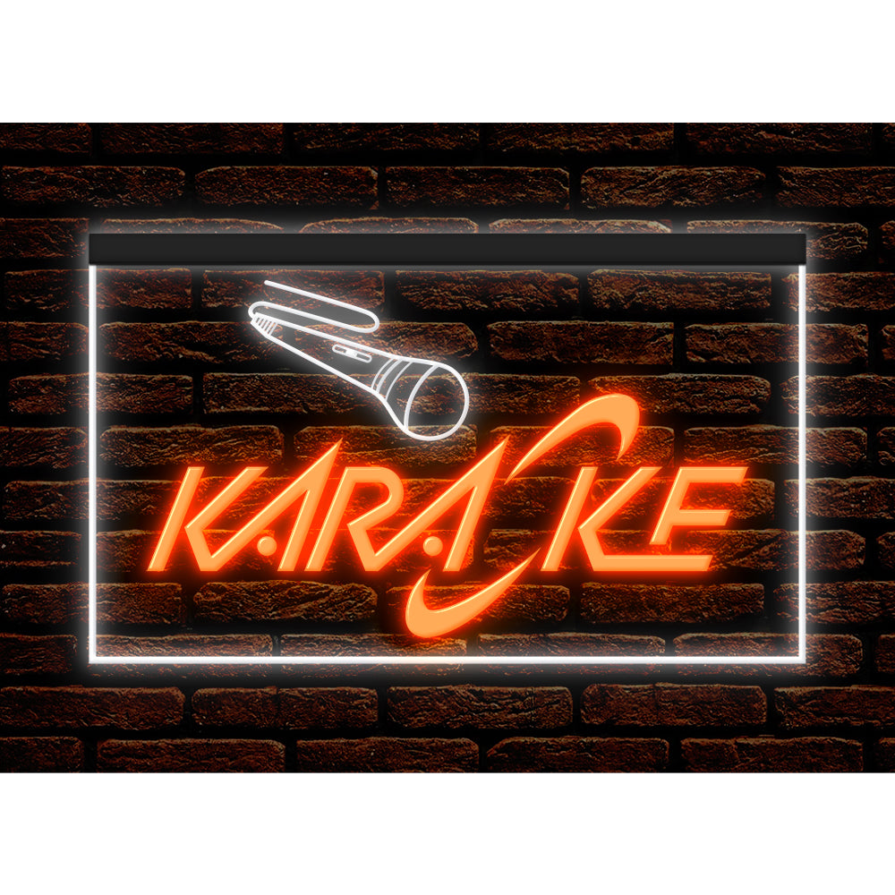 DC140003 Karaoke Party Room Bar Pub Home Decor Display illuminated Night Light Neon Sign Dual Color