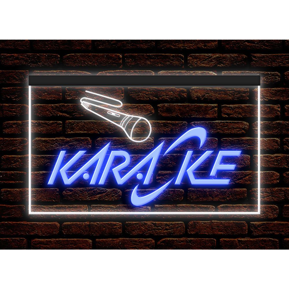 DC140003 Karaoke Party Room Bar Pub Home Decor Display illuminated Night Light Neon Sign Dual Color