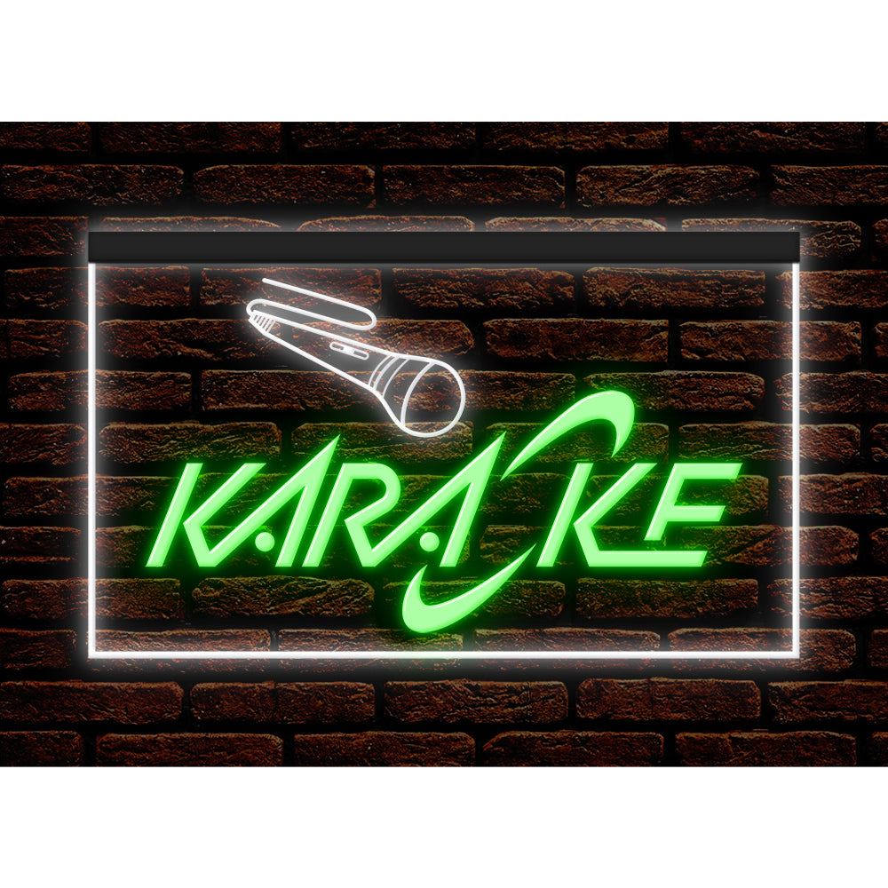 DC140003 Karaoke Party Room Bar Pub Home Decor Display illuminated Night Light Neon Sign Dual Color