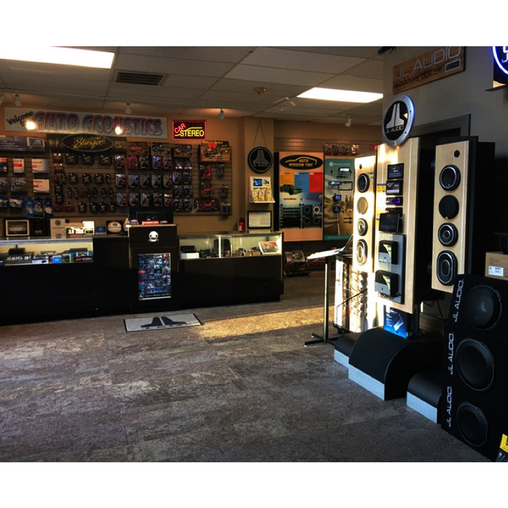 DC140013 Car Stereo Audio Sound Auto Shop Open Display illuminated Night Light Neon Sign Dual Color