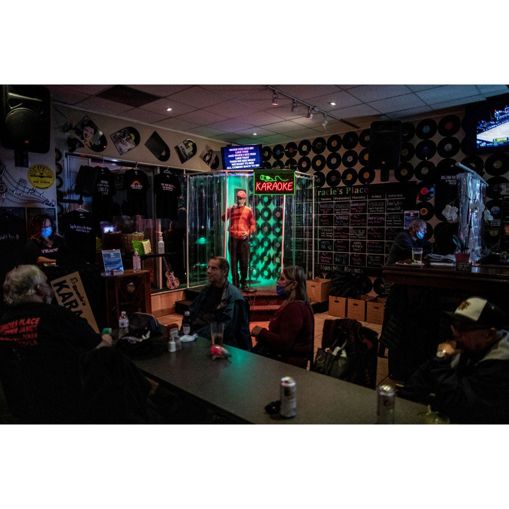 DC140015 Karaoke Lounge Bar Pub Home Decor Display illuminated Night Light Neon Sign Dual Color