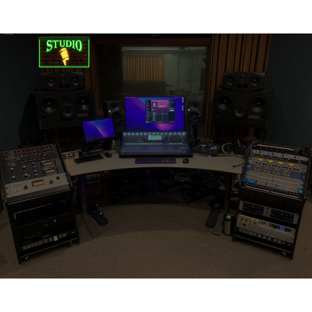 DC140025 Studio On Air Band Room Home Decor Display illuminated Night Light Neon Sign Dual Color