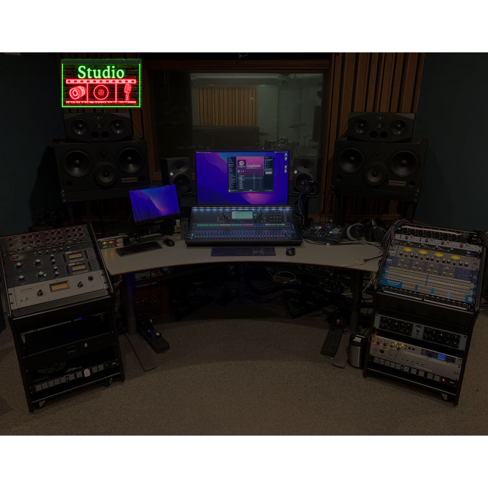 DC140074 Studio Video Recording Music Media On Air Display illuminated Night Light Neon Sign Dual Color