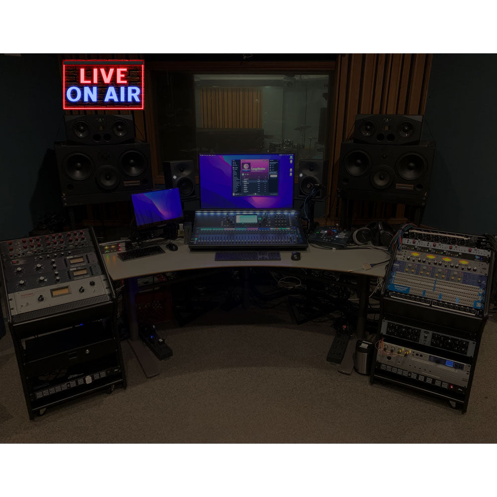 DC140129 Live On Air Recording Studio Room Display illuminated Night Light Neon Sign Dual Color