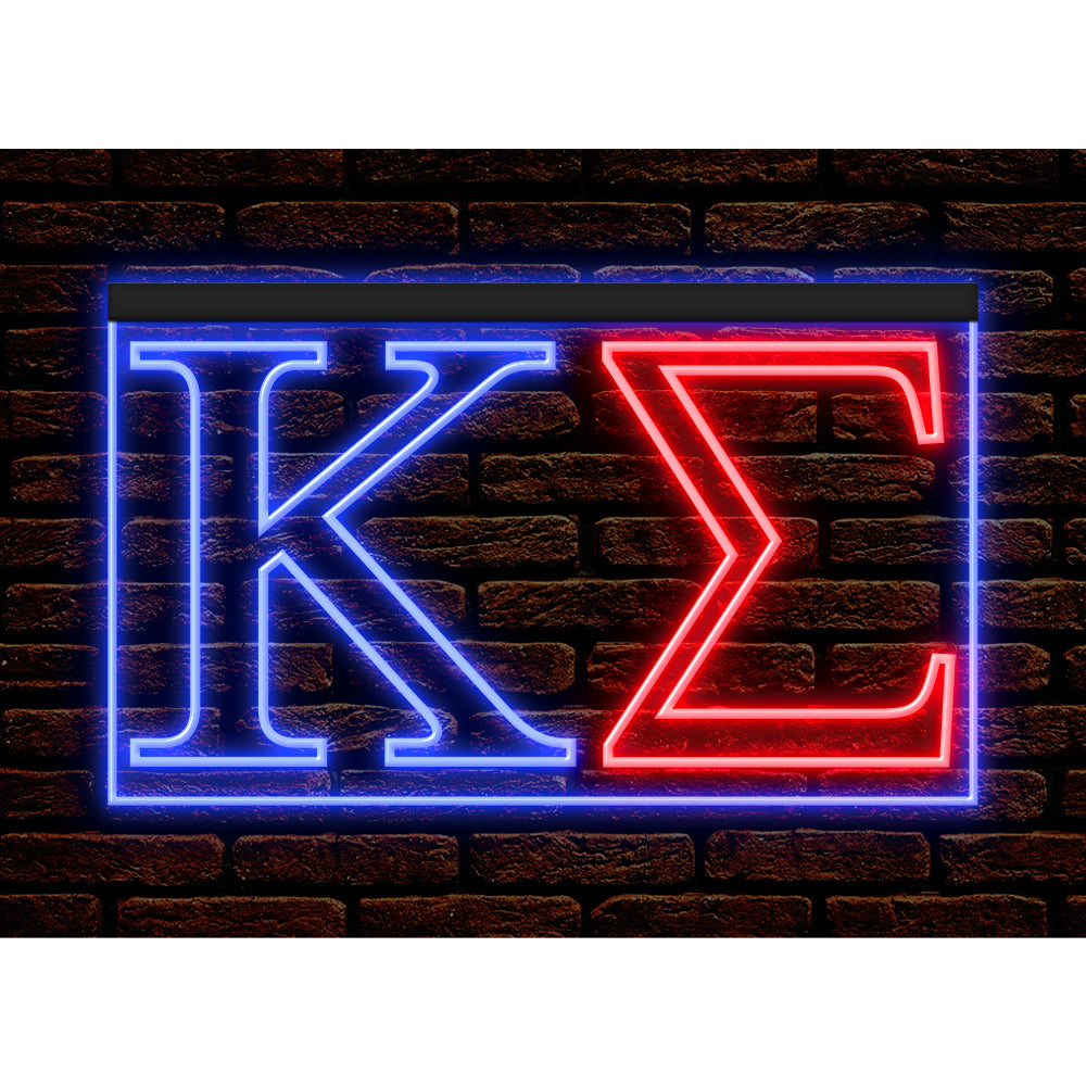DC150084 Kappa Sigma Home Decor Display illuminated Night Light Neon Sign Dual Color