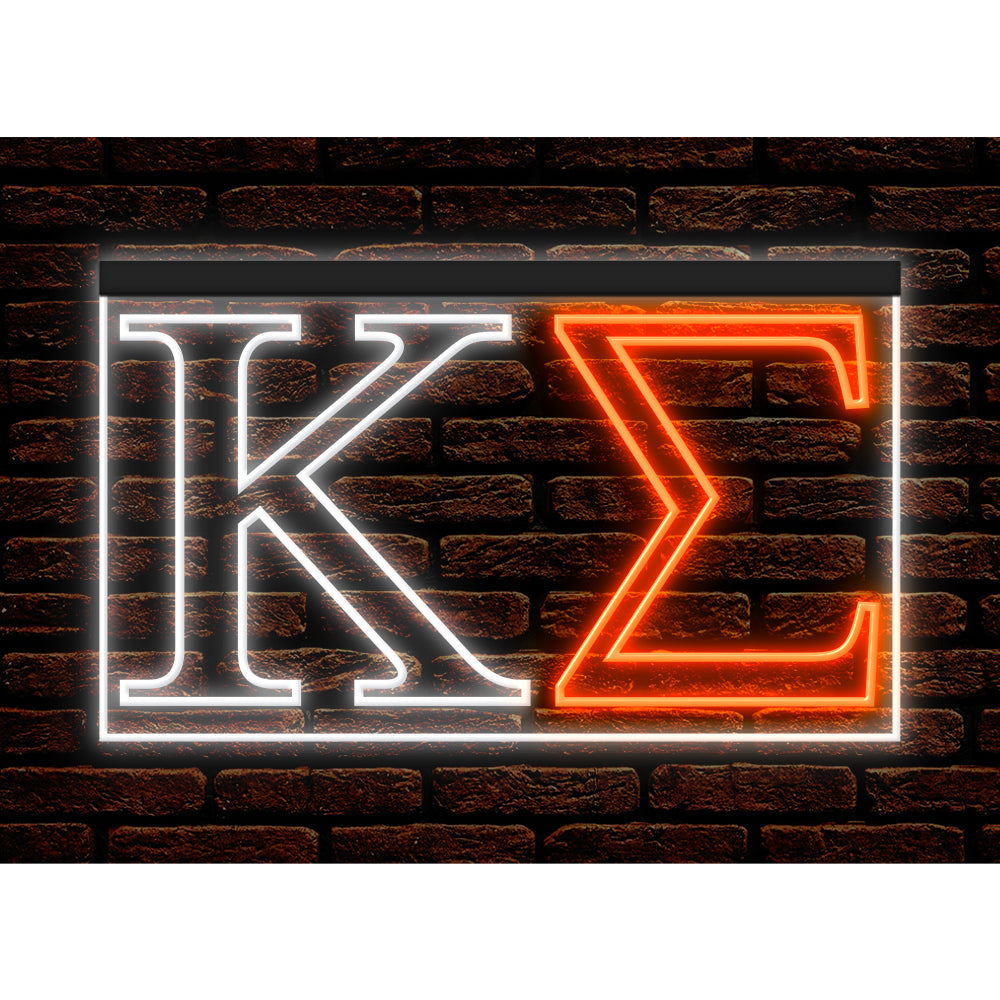 DC150084 Kappa Sigma Home Decor Display illuminated Night Light Neon Sign Dual Color