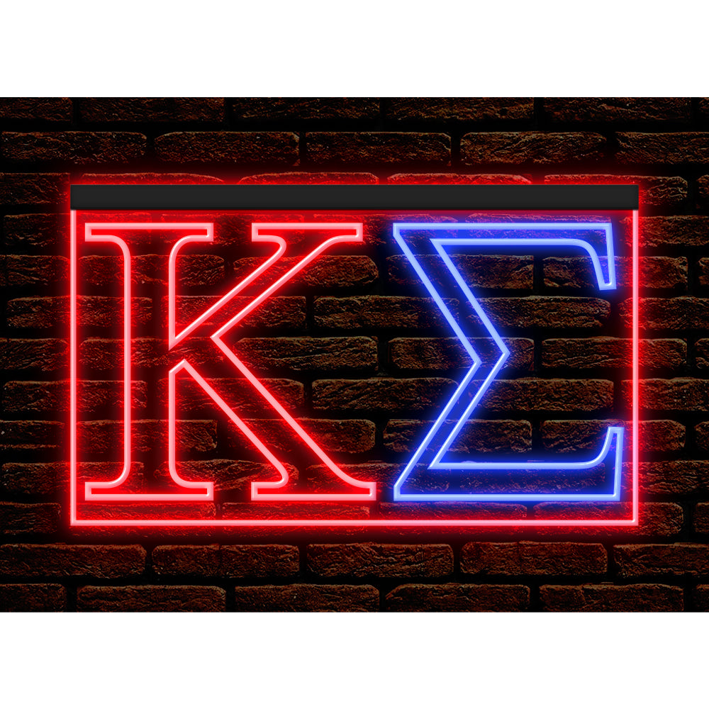 DC150084 Kappa Sigma Home Decor Display illuminated Night Light Neon Sign Dual Color