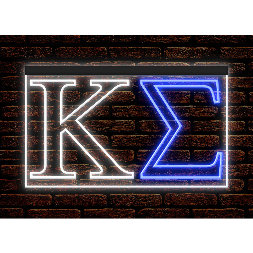 DC150084 Kappa Sigma Home Decor Display illuminated Night Light Neon Sign Dual Color