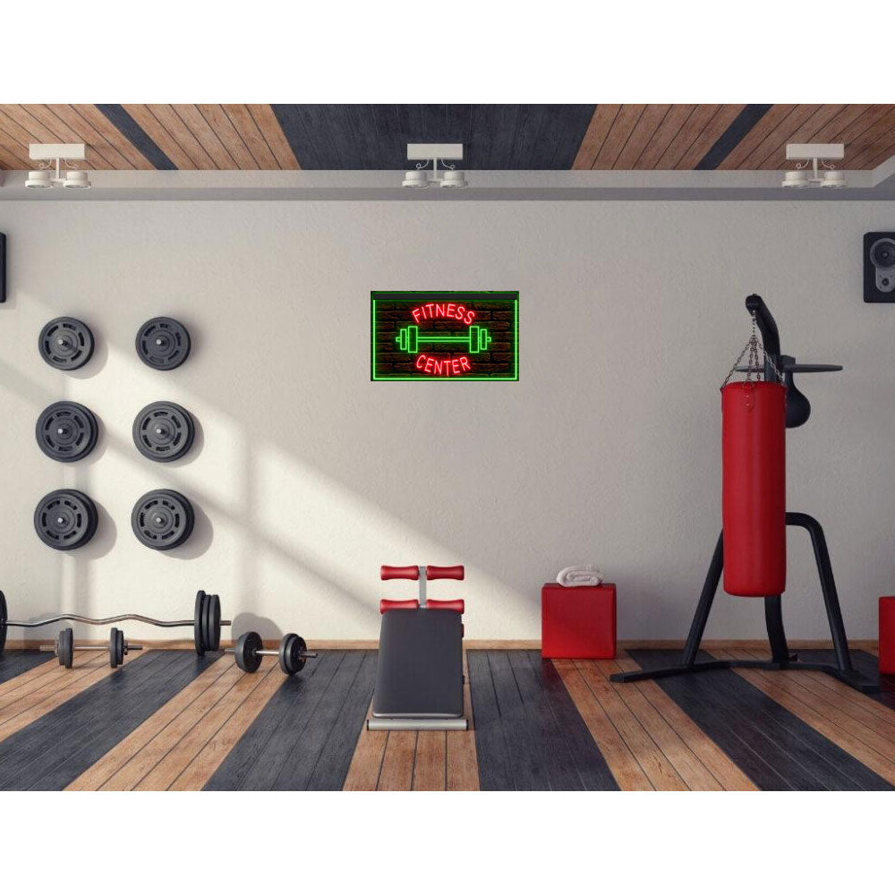 DC160034 Fitness Center Gym Room Open Home Decor Display illuminated Night Light Neon Sign Dual Color